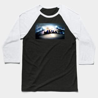 Tampa Bay skyline with Galaxy Baseball T-Shirt